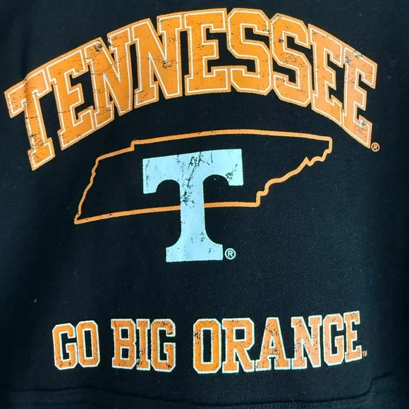 NWT Hype and Vice University of Tennessee Volunteers Cropped Weekender Hoodie - Picture 4 of 10